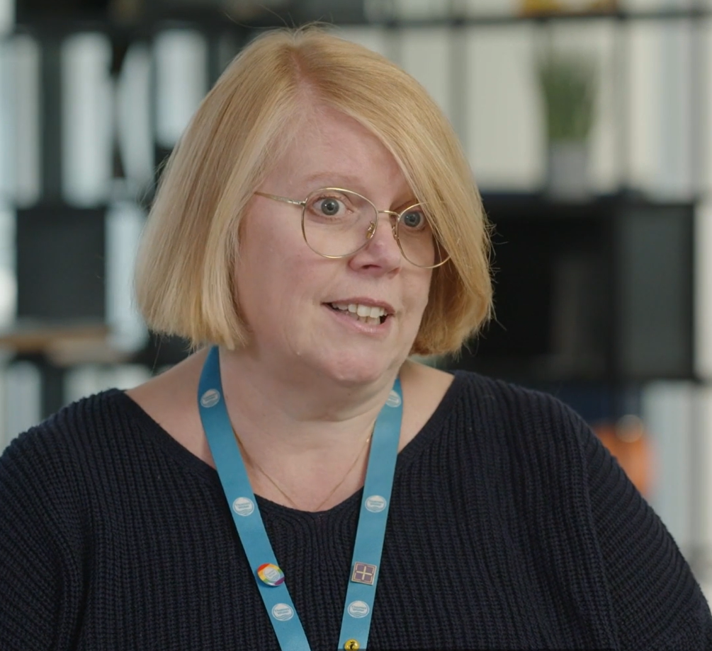 Video capture of a Thames Water colleague being interviewed