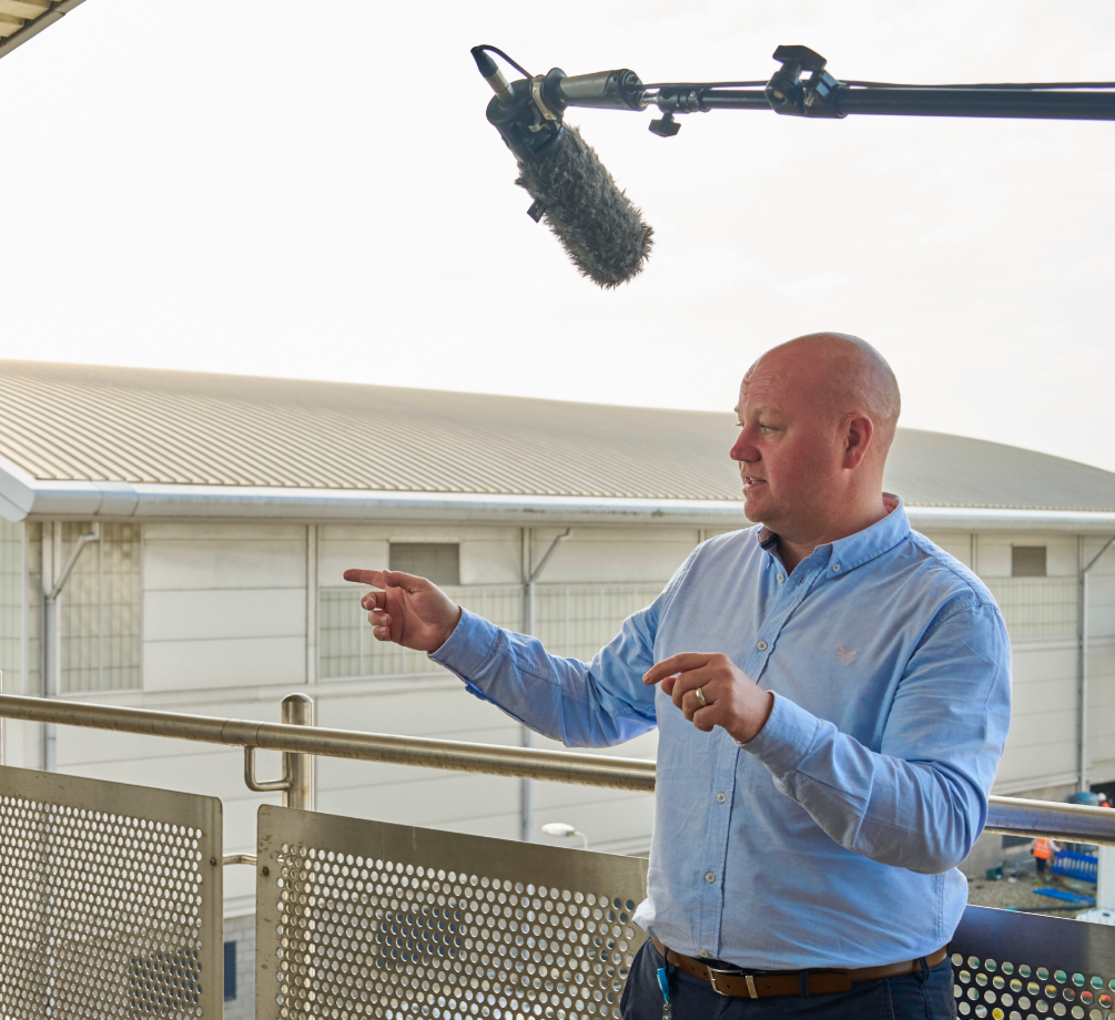 Video capture of a Thames Water colleague being interviewed